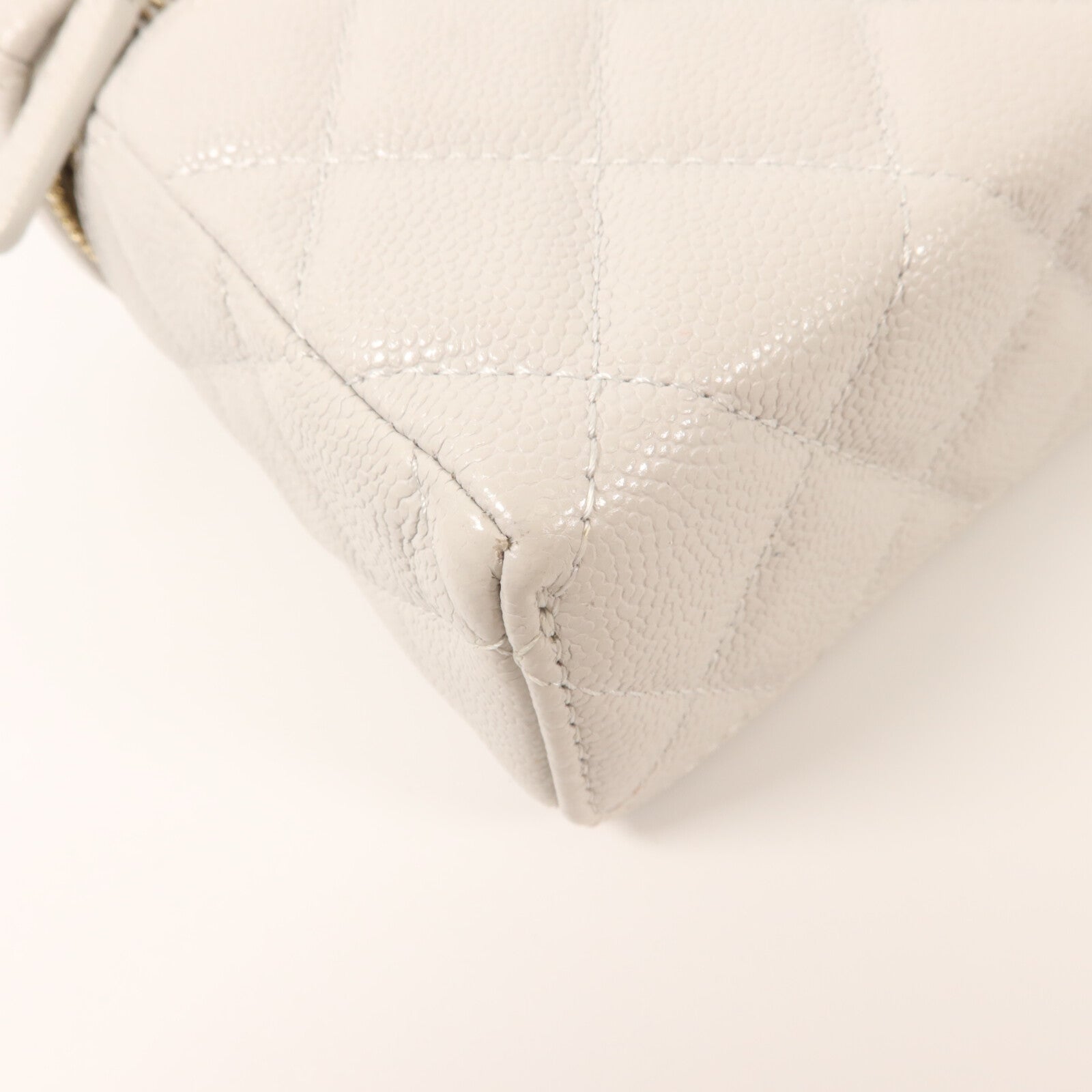 CHANEL 牛皮皮革Vanity Case 25C手挽肩背兩用袋