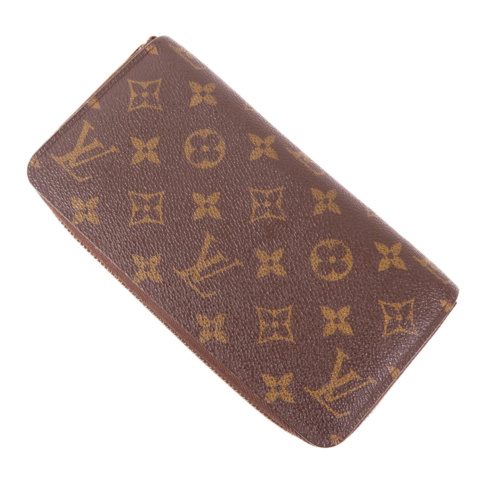 LOUIS VUITTON Monogram Zipper Long Wallet金扣長錢包