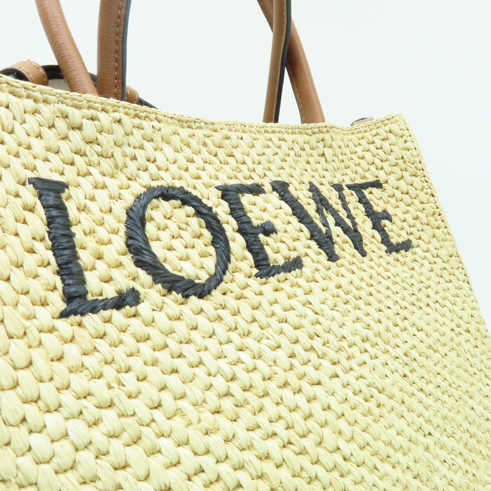 LOEWE 【激減優惠】酒椰2way Shoulder Bag金扣手挽肩背兩用袋米色