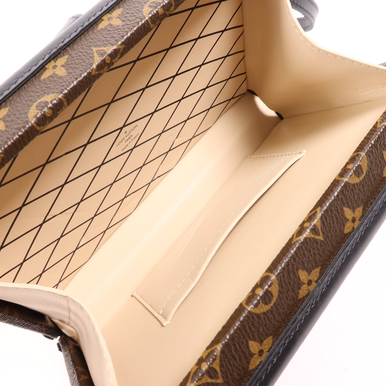 LOUIS VUITTON Monogram Petite Malle金扣肩背袋