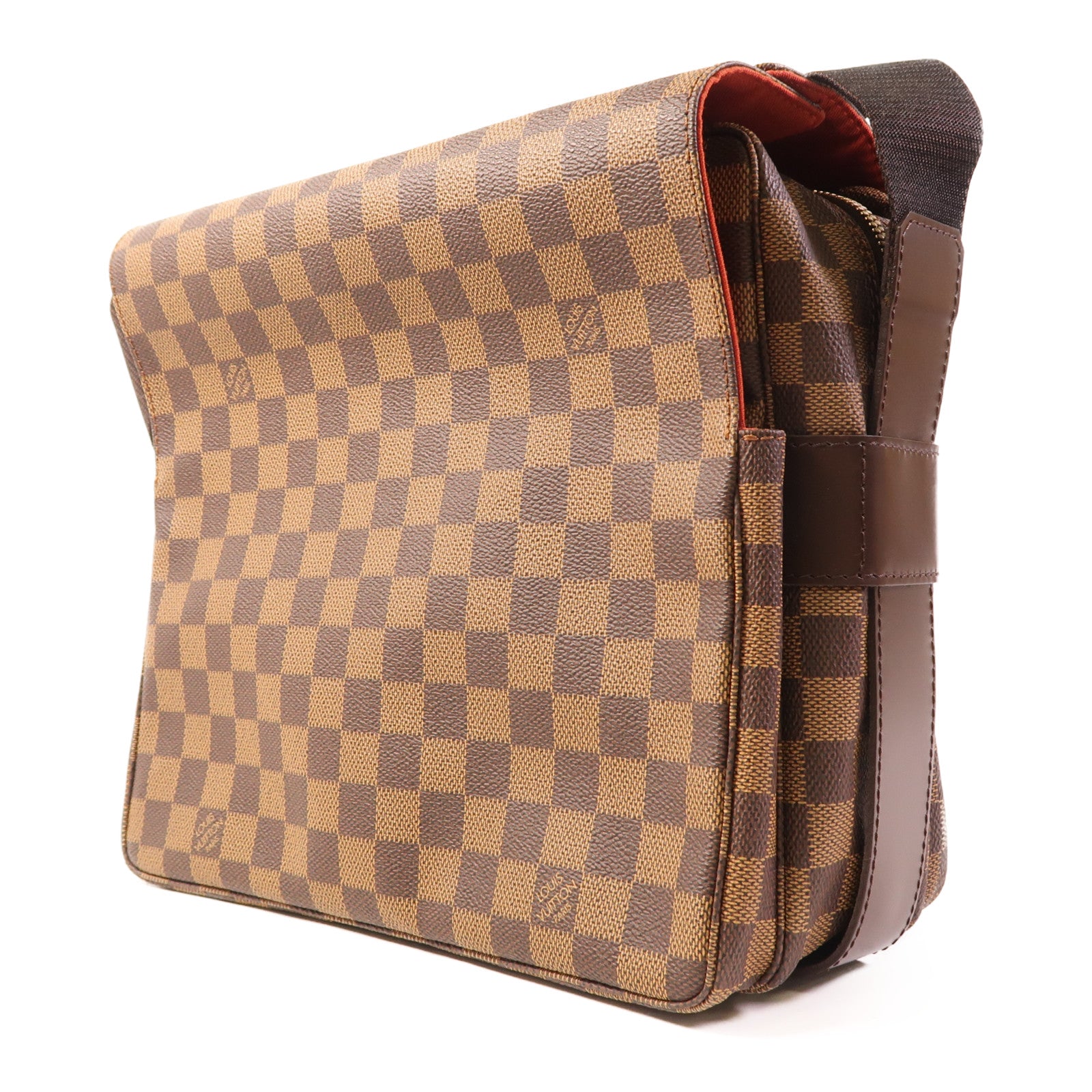 LOUIS VUITTON Damier Naviglio金扣肩背袋