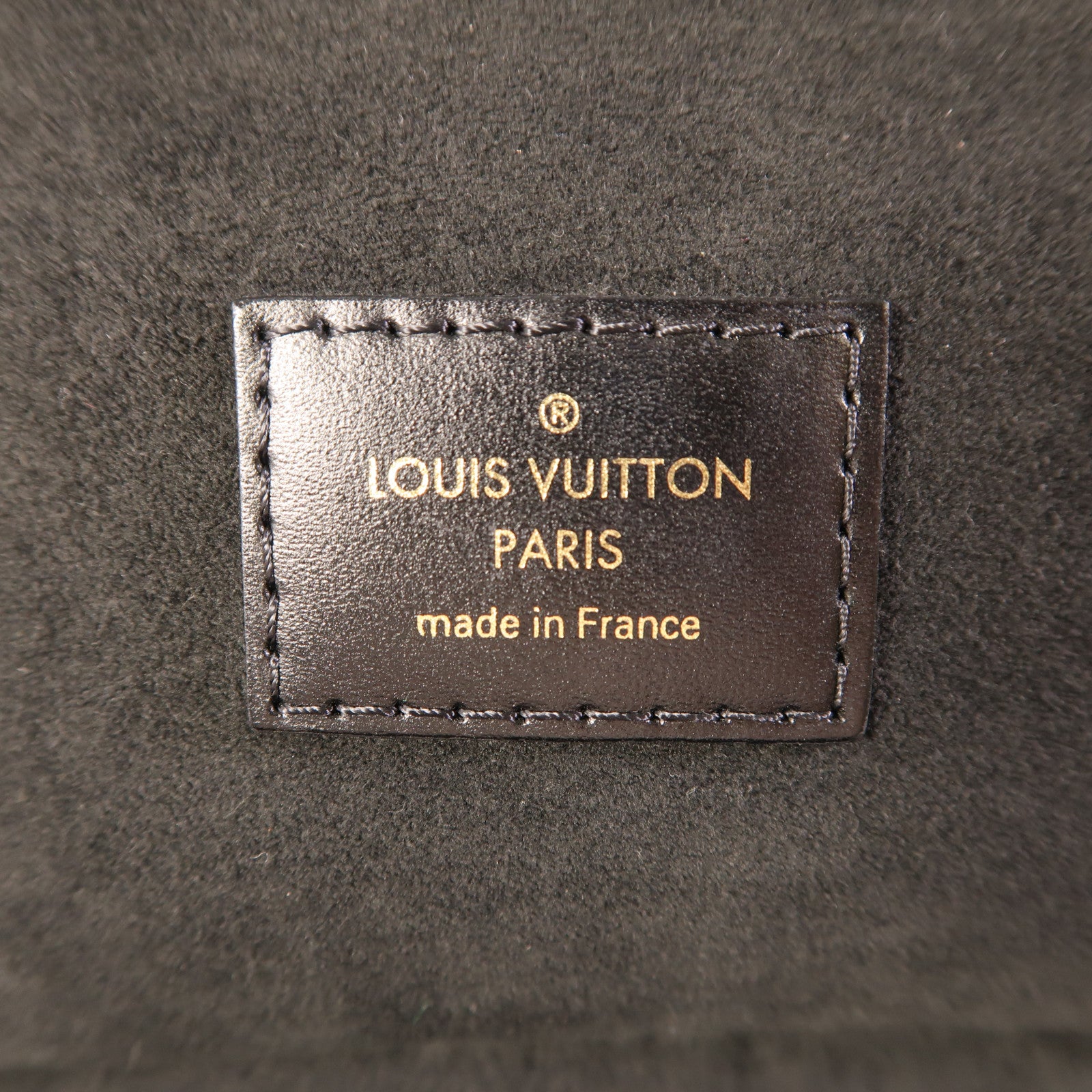 LOUIS VUITTON Monogram Reverse Vanity PM金扣手挽肩背兩用袋棕色