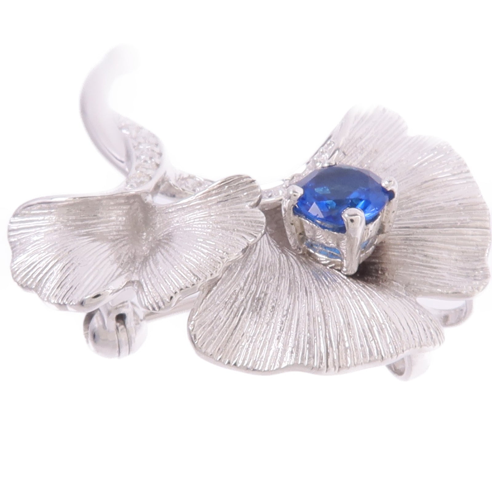 JEWELRY 18K白金Color Stone Diamond Brooch彩色寶石/鑽石胸針