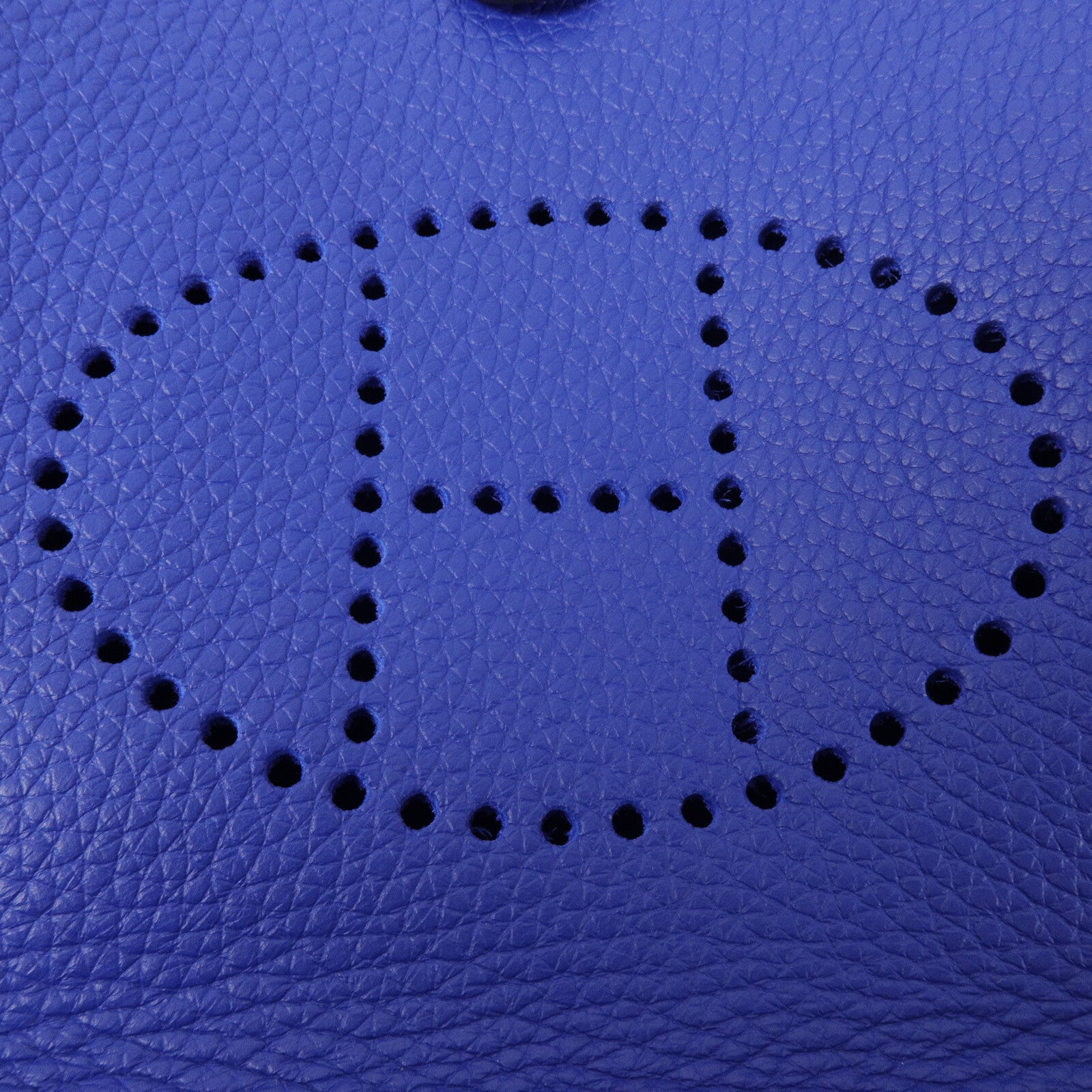 HERMES Clemence皮革Evelyne TPM肩背袋Bleu Electrique