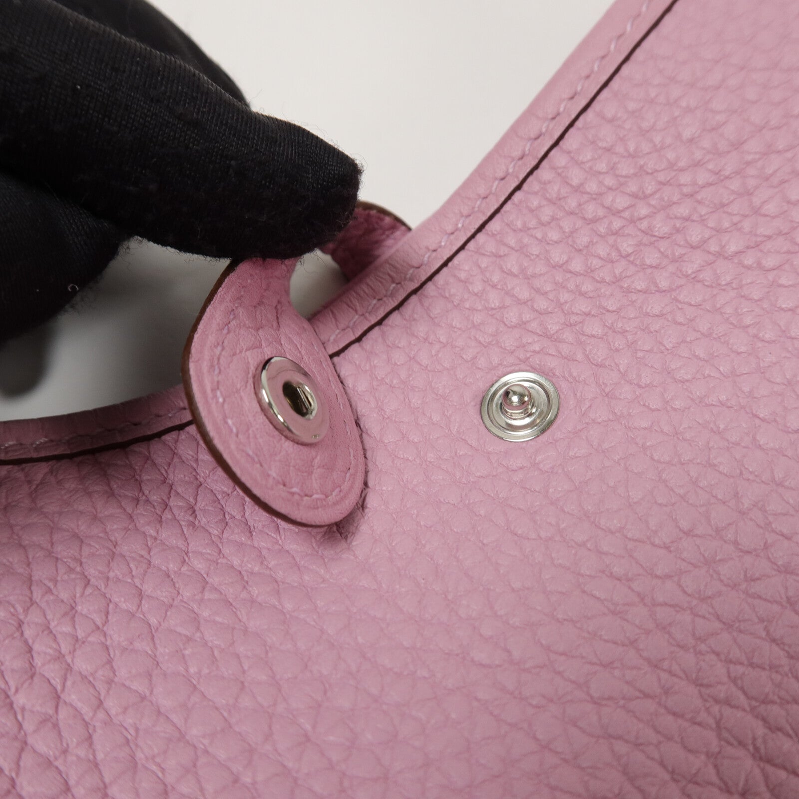 HERMES Clemence皮革Evelyne TPM肩背袋Mauve Sylvestre