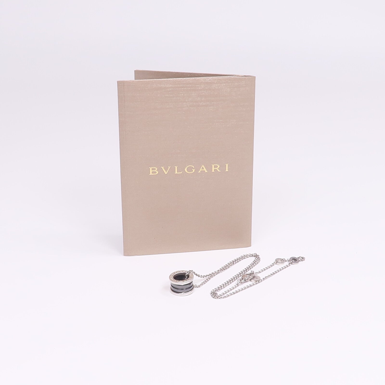BVLGARI 925純銀/陶瓷Save The Children Necklace項鍊