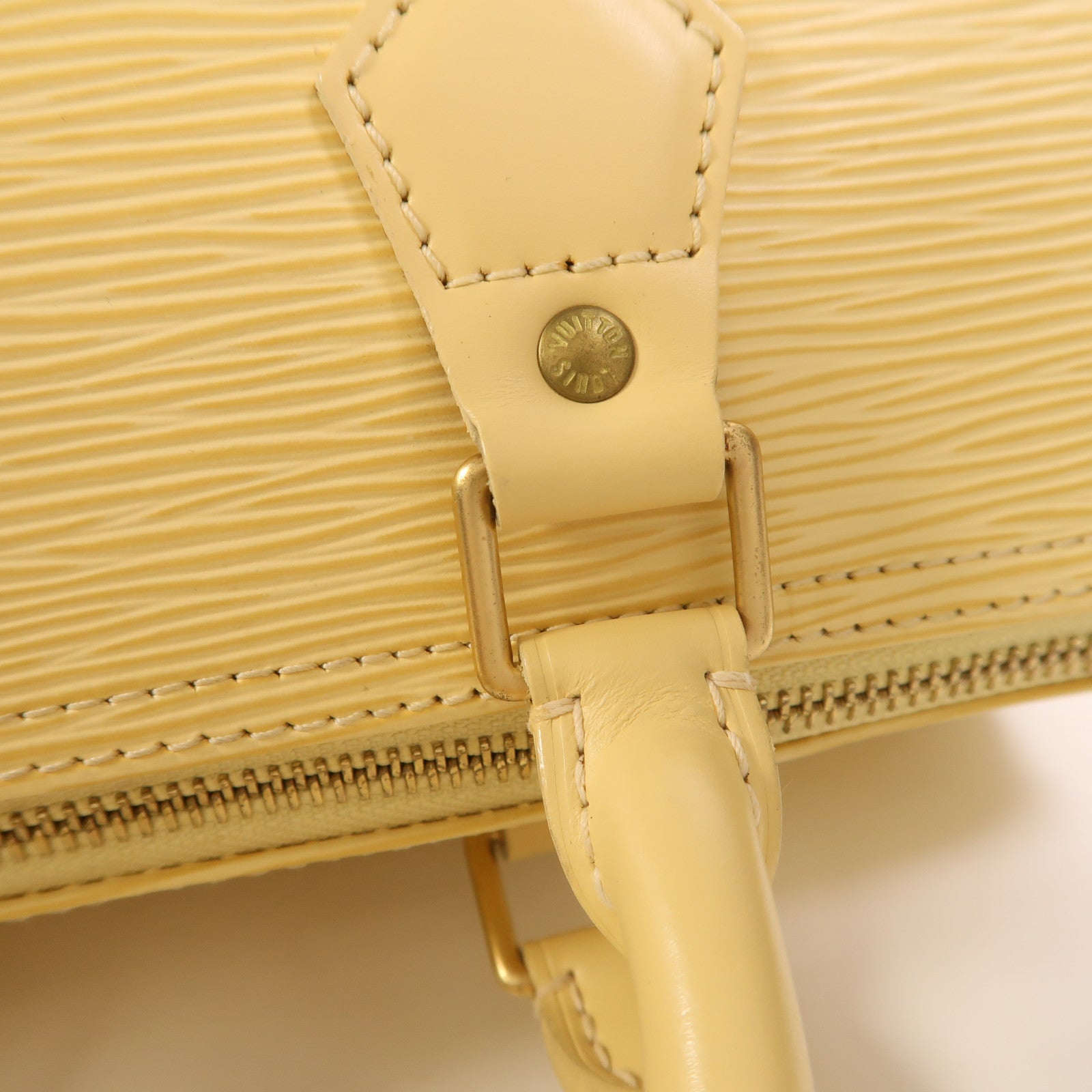 LOUIS VUITTON Epi Speedy 25金扣手挽袋