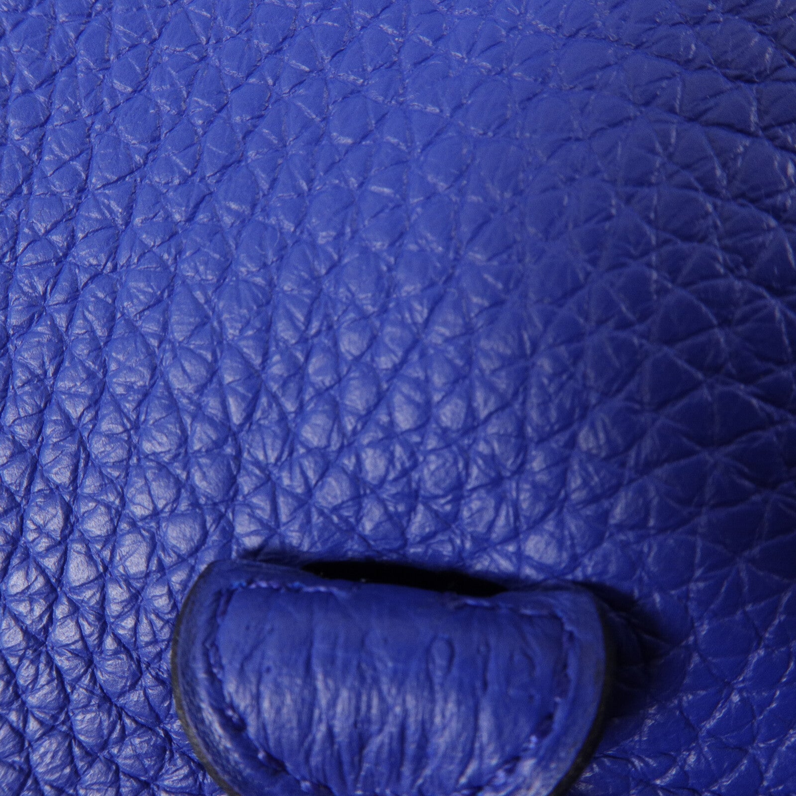 HERMES Clemence皮革Evelyne TPM肩背袋Bleu Electrique