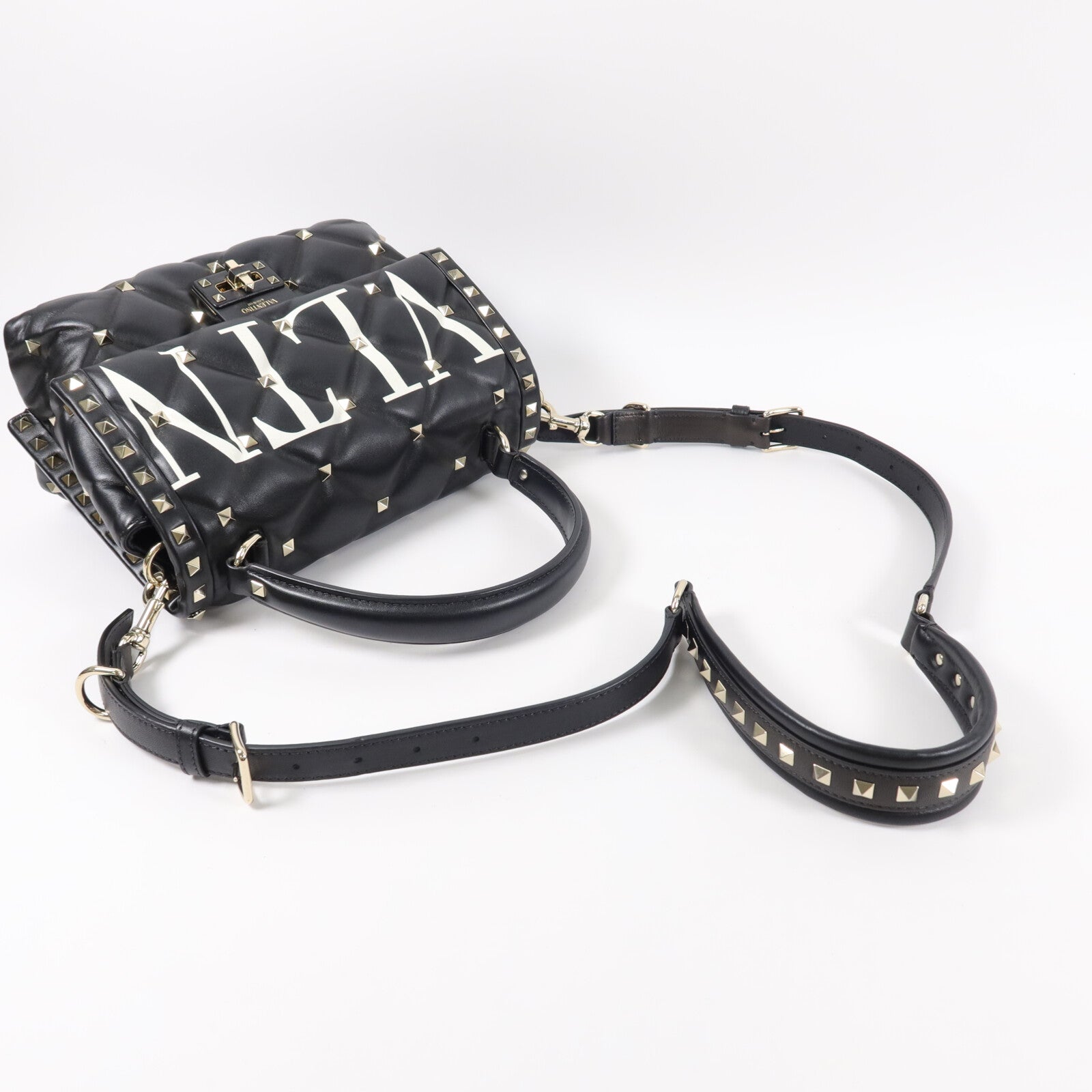 Valentino 牛皮皮革Shoulder Bag手挽肩背兩用袋