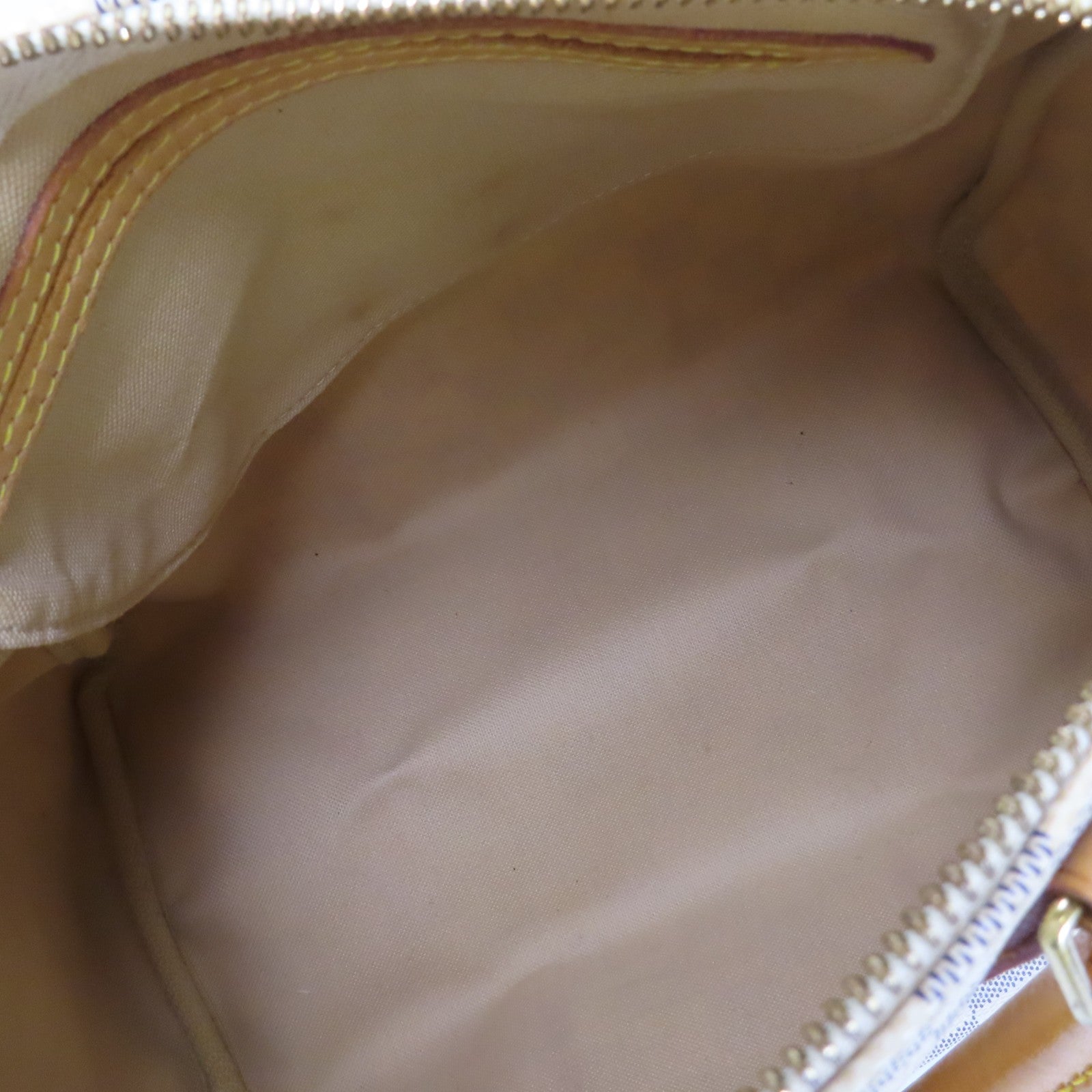 LOUIS VUITTON Damier Azur Speedy 25金扣手挽袋