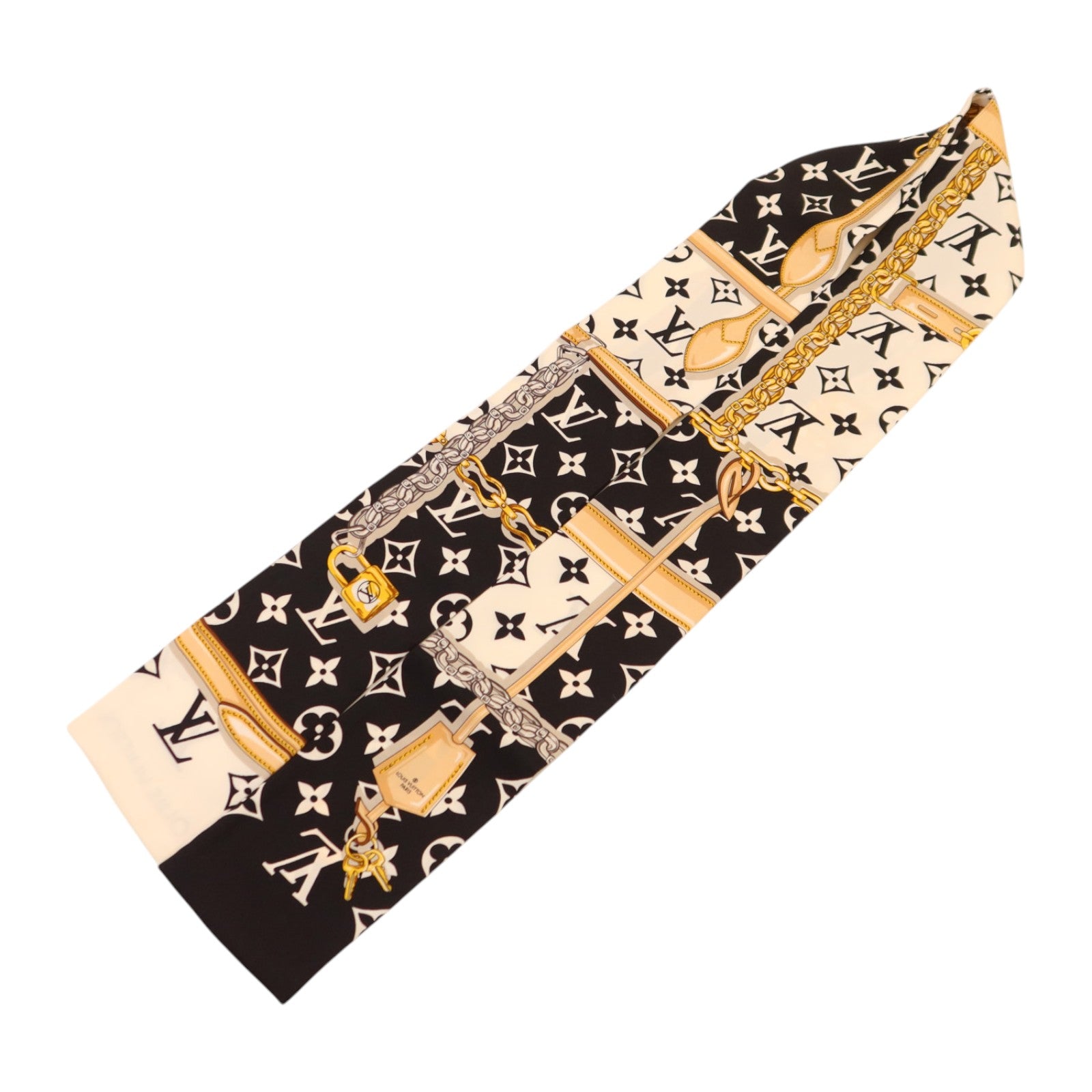 LOUIS VUITTON 絲質Monogram Confidential Bandeau絲巾