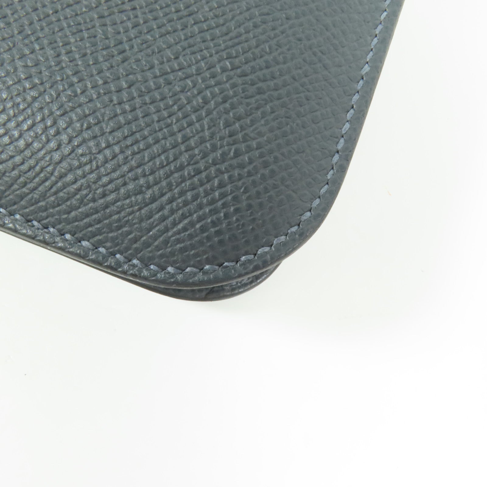 HERMES 【激減優惠】Epsom皮革Constance Elan金扣肩背袋Gris Misty