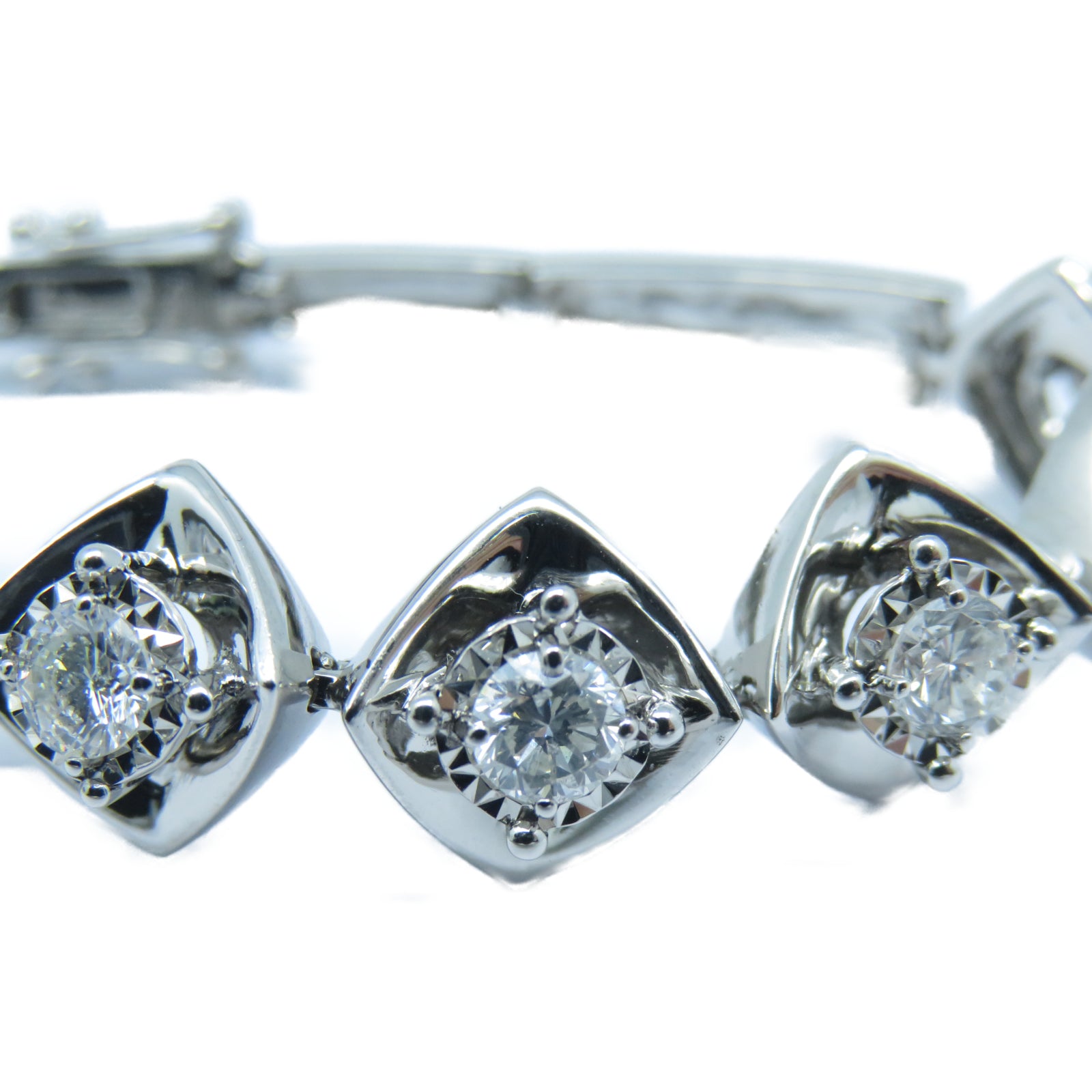 JEWELRY 【激減優惠】18K白金Diamond Bracelet 2.36ct鑽石手鏈