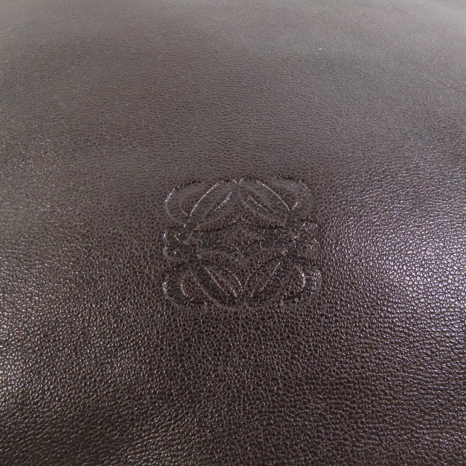 LOEWE 牛皮皮革Tote Bag金扣肩背袋