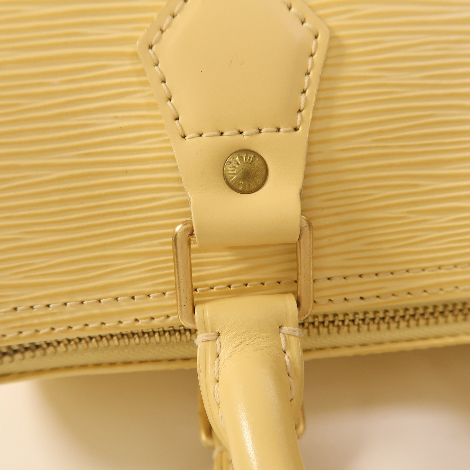 LOUIS VUITTON Epi Speedy 25金扣手挽袋