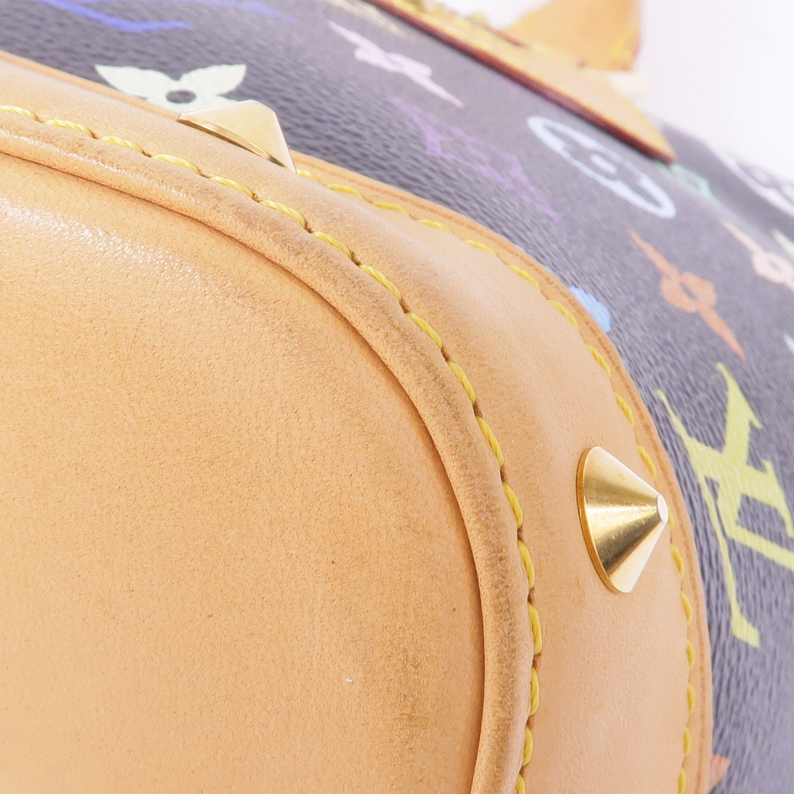 LOUIS VUITTON Monogram Multicolore Alma金扣手挽袋