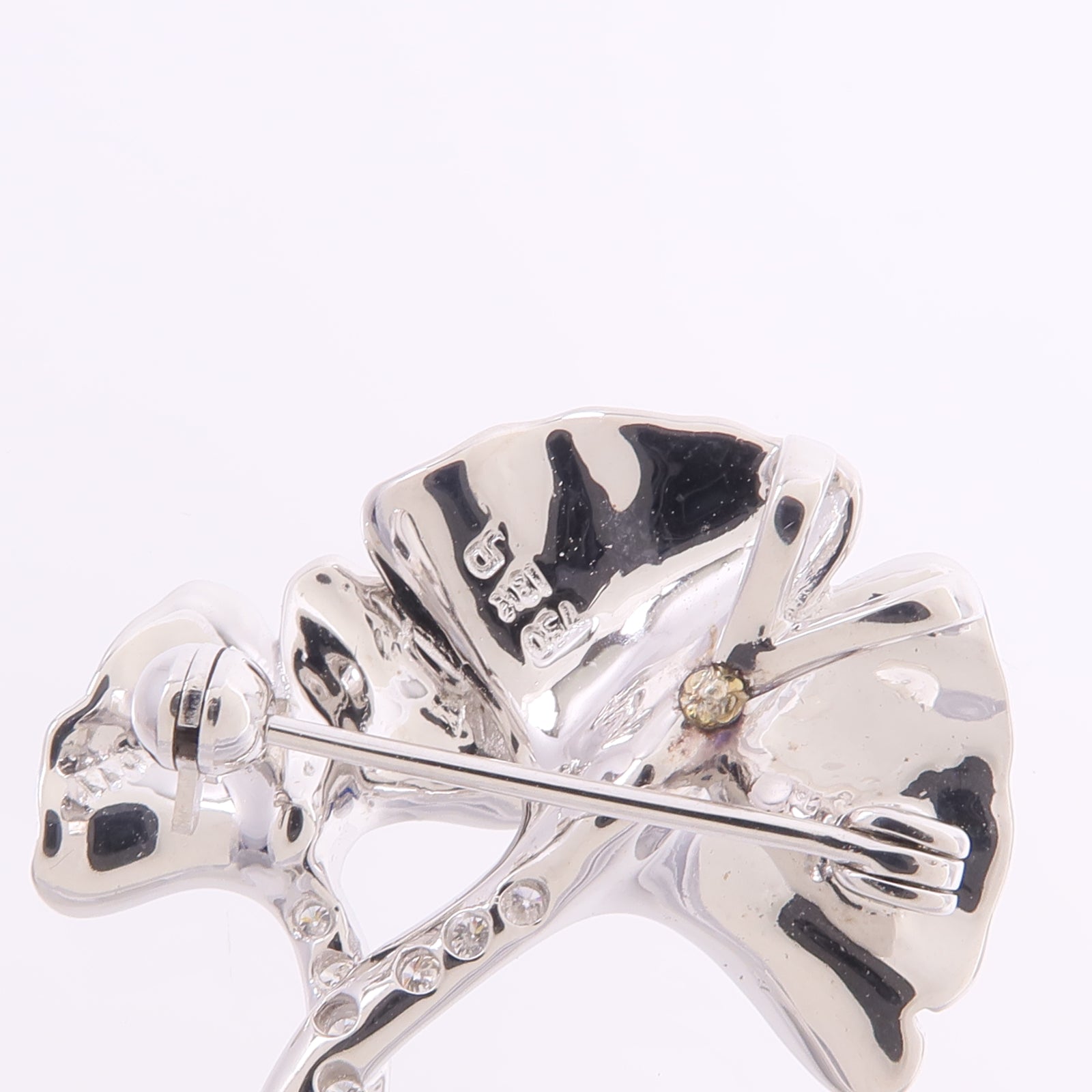 JEWELRY 18K白金Color Stone Diamond Brooch彩色寶石/鑽石胸針
