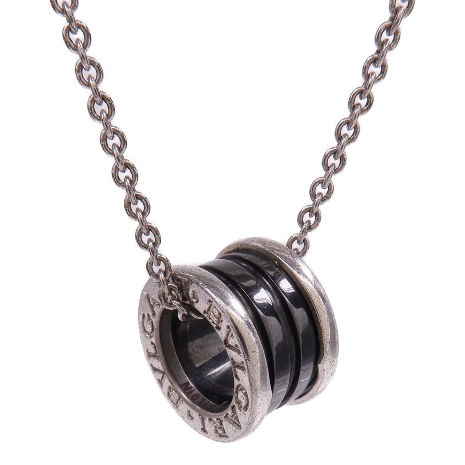 BVLGARI 925純銀/陶瓷Save The Children Necklace項鍊