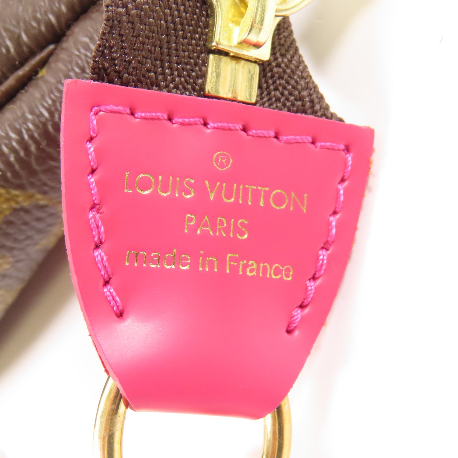 LOUIS VUITTON 【激減優惠】Monogram Mini Pochette Accessories金扣手拿包