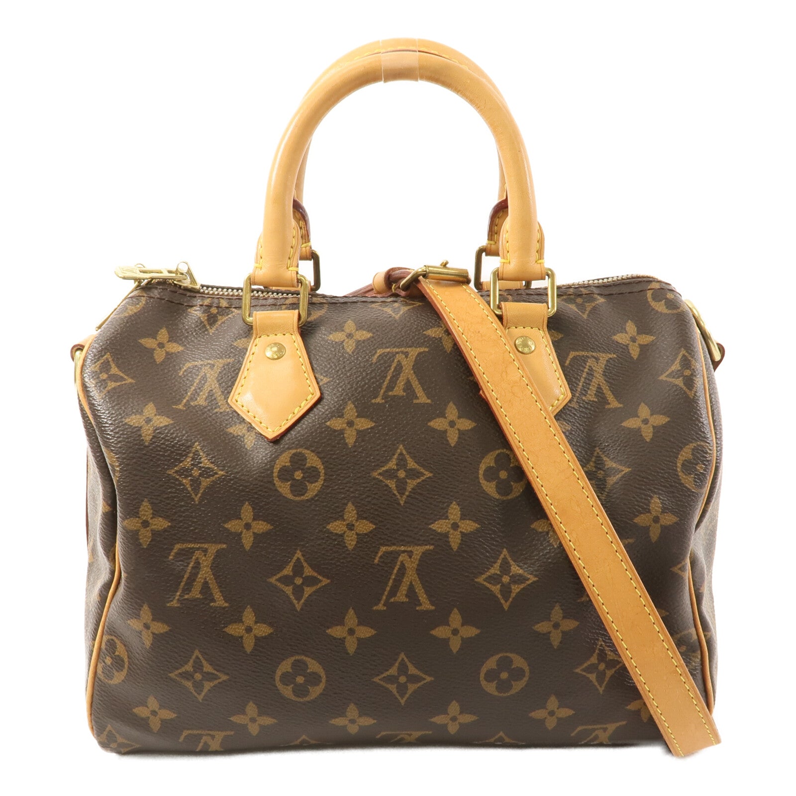 LOUIS VUITTON Monogram Speedy Bandouliere 25手挽肩背兩用袋