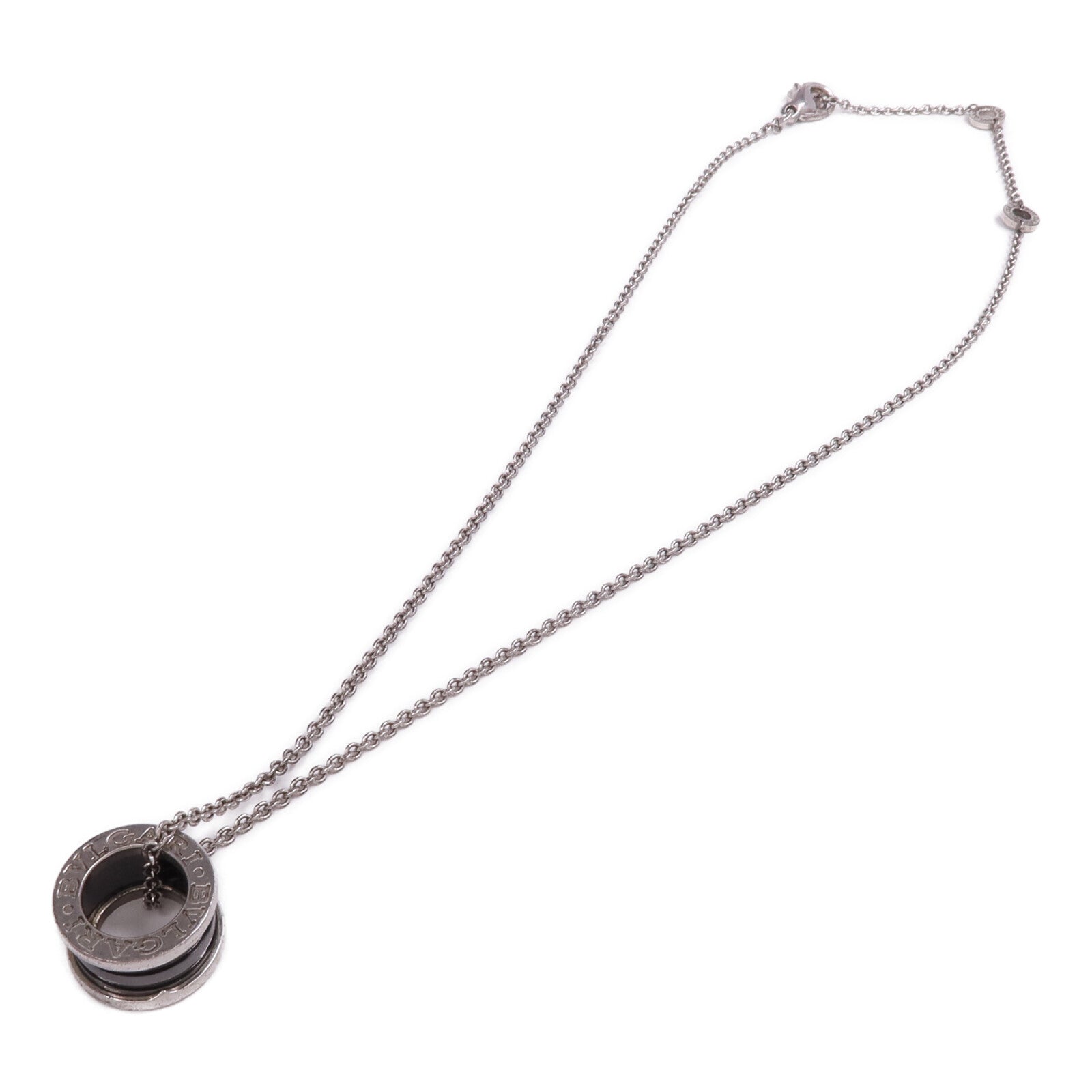 BVLGARI 925純銀/陶瓷Save The Children Necklace項鍊