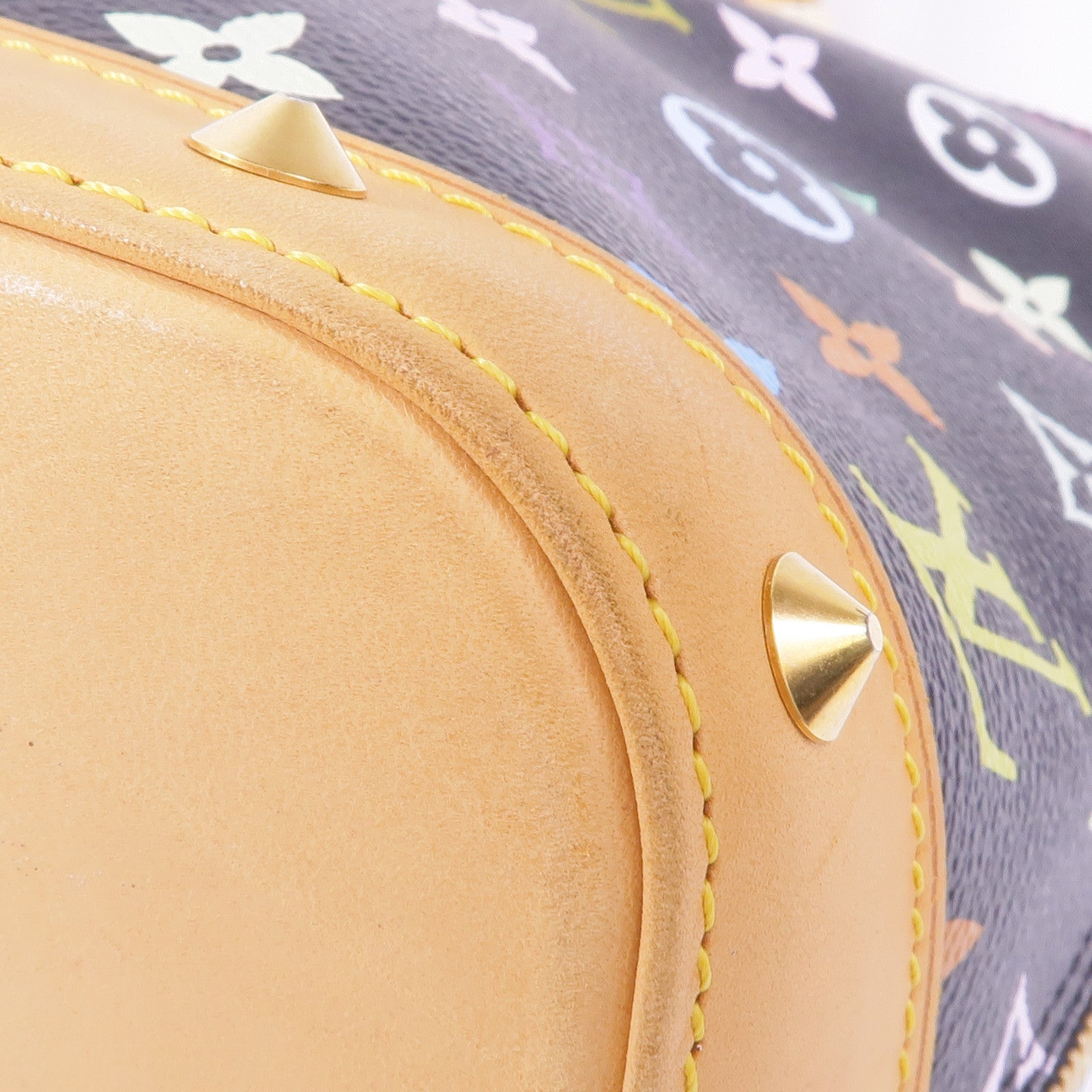 LOUIS VUITTON Monogram Multicolore Alma金扣手挽袋