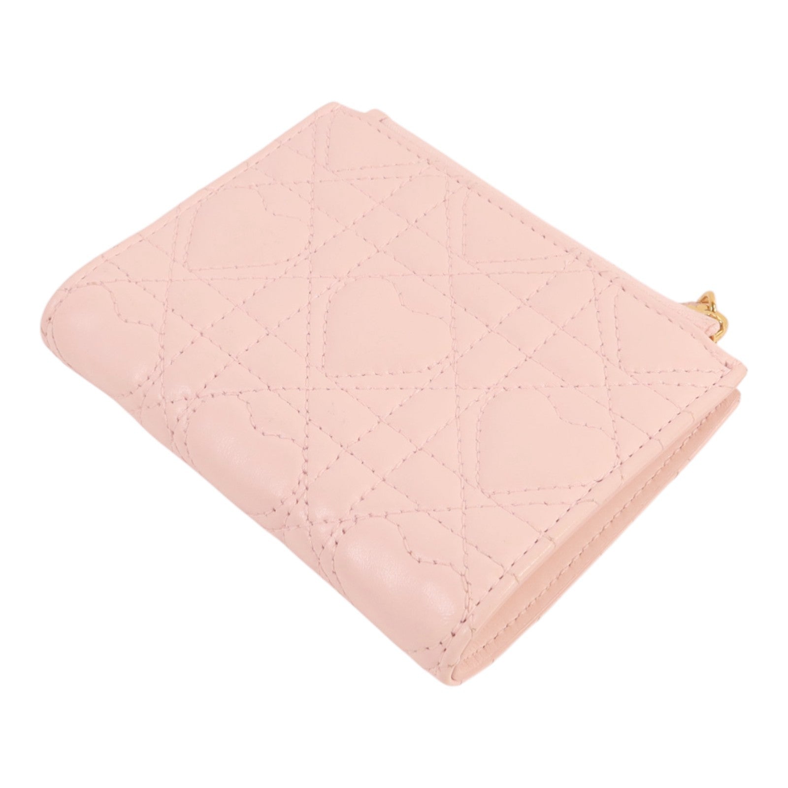 Dior 牛皮皮革Wallet金扣錢包