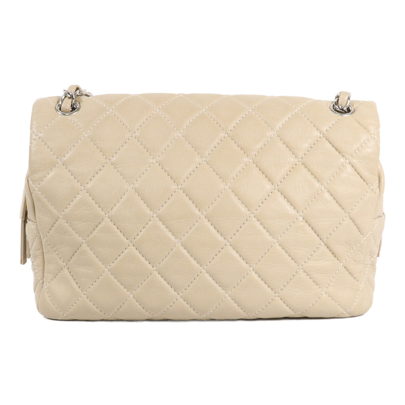 CHANEL 牛皮皮革Chain Shoulder鏈帶肩背袋