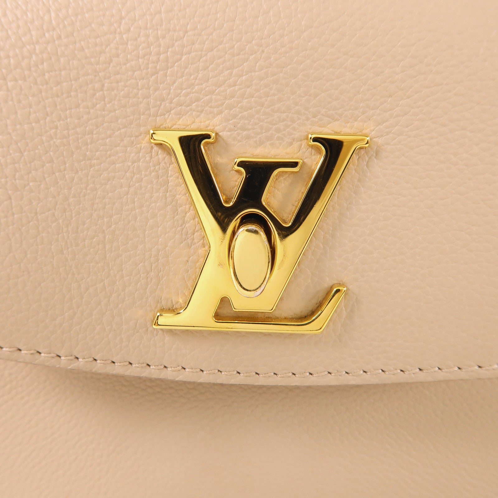 LOUIS VUITTON 牛皮皮革Lockme Ever Mini金扣手挽肩背兩用袋