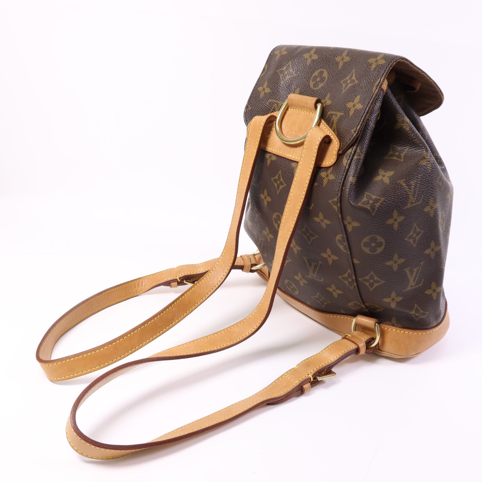 LOUIS VUITTON Monogram Montsouris MM Backpack金扣背包