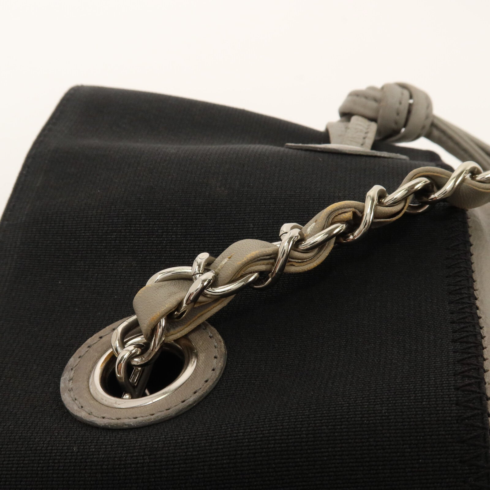 CHANEL PVC Vinyl CC Tote鏈帶肩背袋