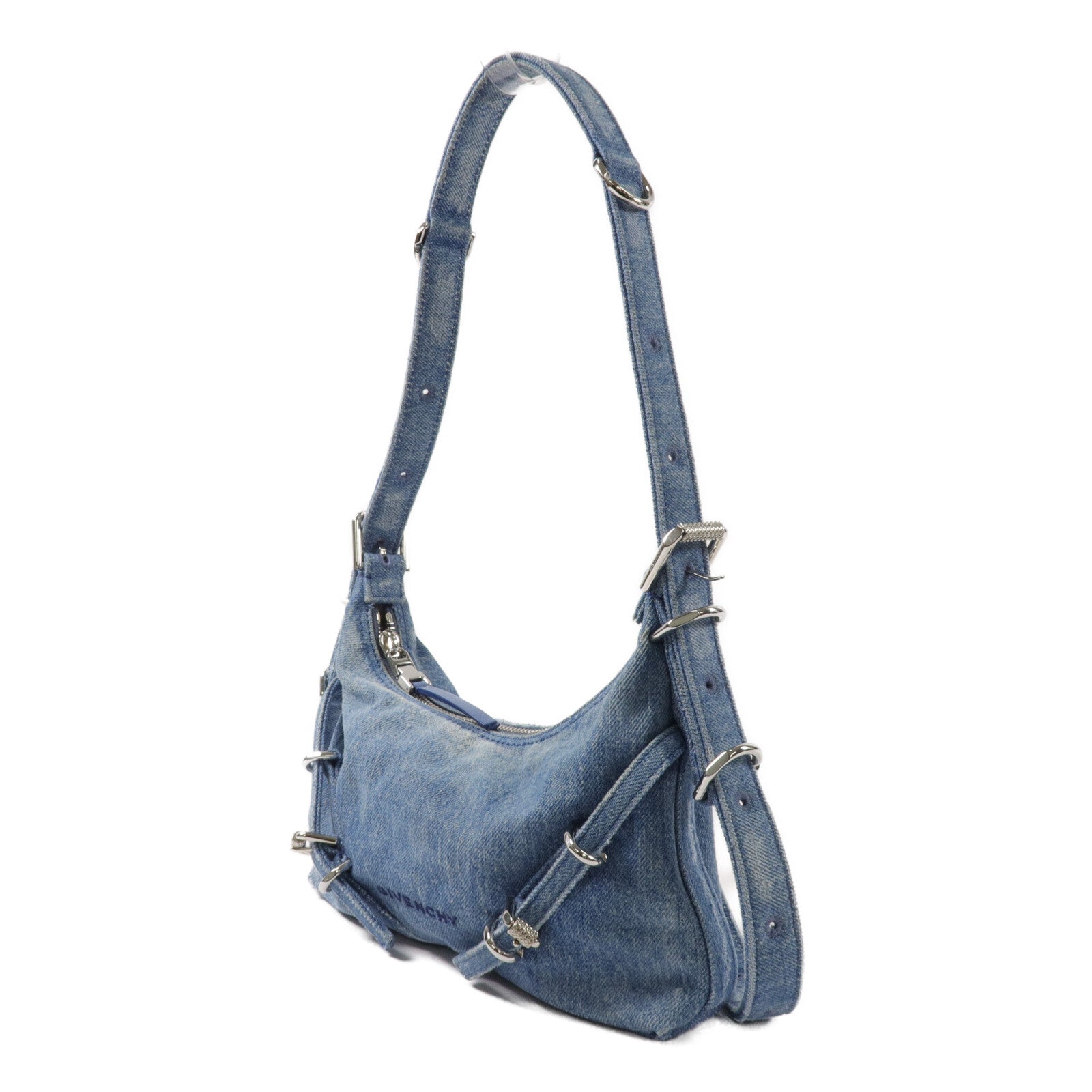 GIVENCHY 牛仔布Voyou Mini肩背袋