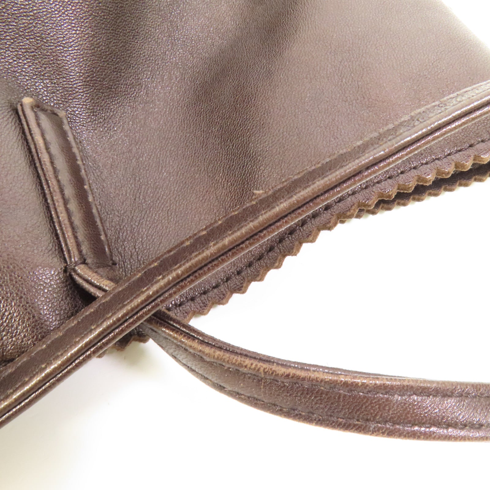 LOEWE 牛皮皮革Tote Bag金扣肩背袋