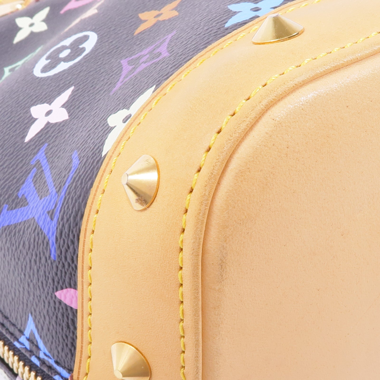 LOUIS VUITTON Monogram Multicolore Alma金扣手挽袋
