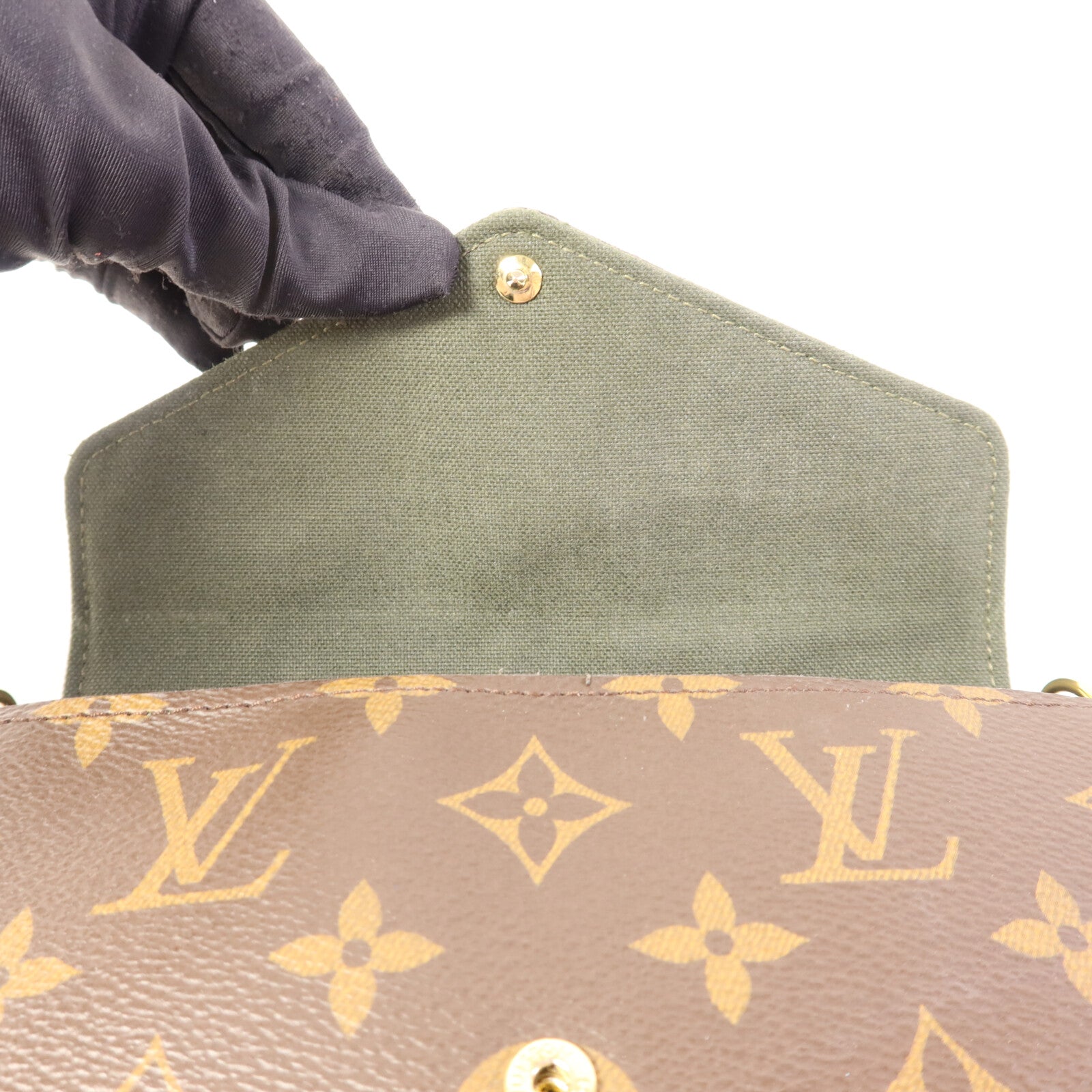 LOUIS VUITTON Monogram Felicie Strap & Go金扣肩背袋