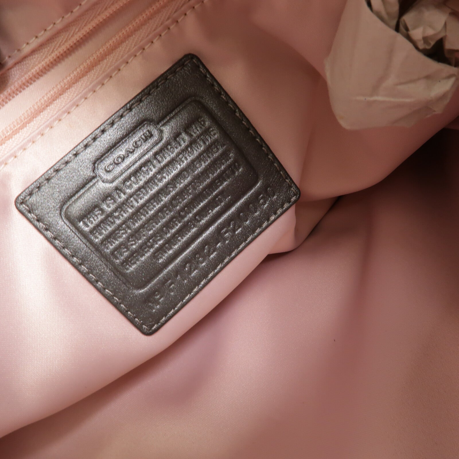 COACH 牛皮皮革/Satin Ashley Carryall手挽袋