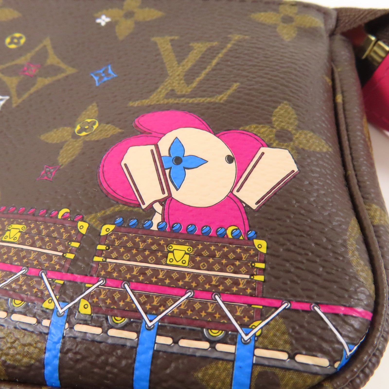LOUIS VUITTON 【激減優惠】Monogram Mini Pochette Accessories金扣手拿包