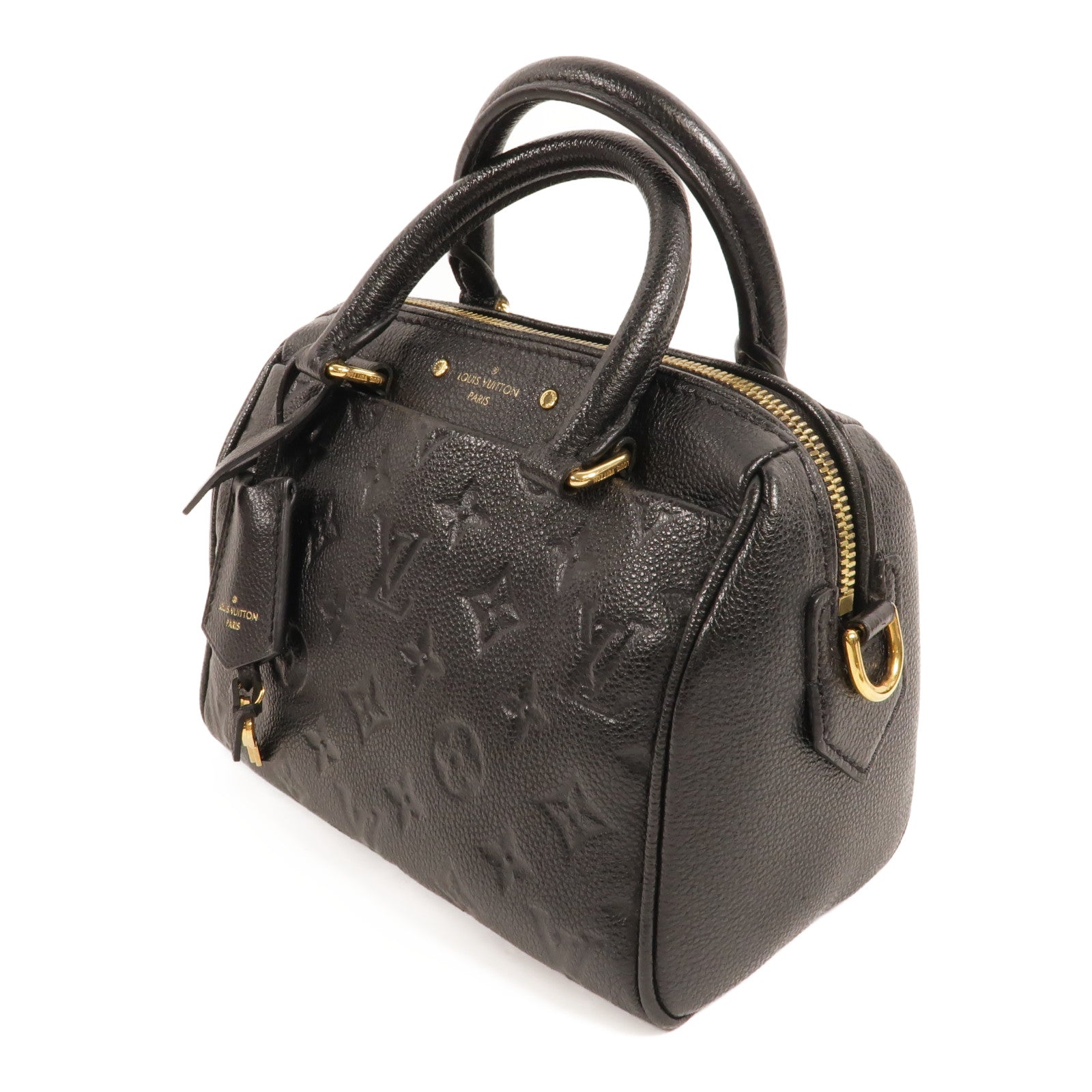 LOUIS VUITTON Monogram Empreinte Speedy Bandouliere 20手挽肩背兩用袋