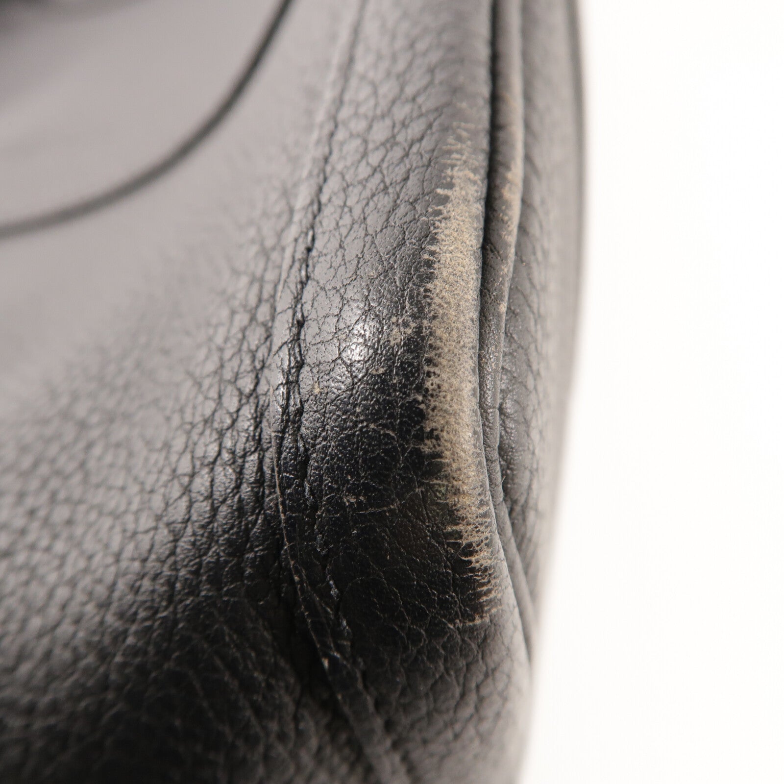 HERMES Negonda皮革GardenParty PM手挽袋Noir