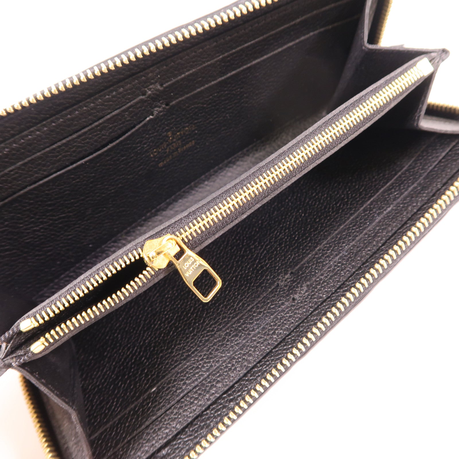 LOUIS VUITTON Monogram Empreinte Portefeuille Wallet Long Wallet金扣拉鏈長錢包