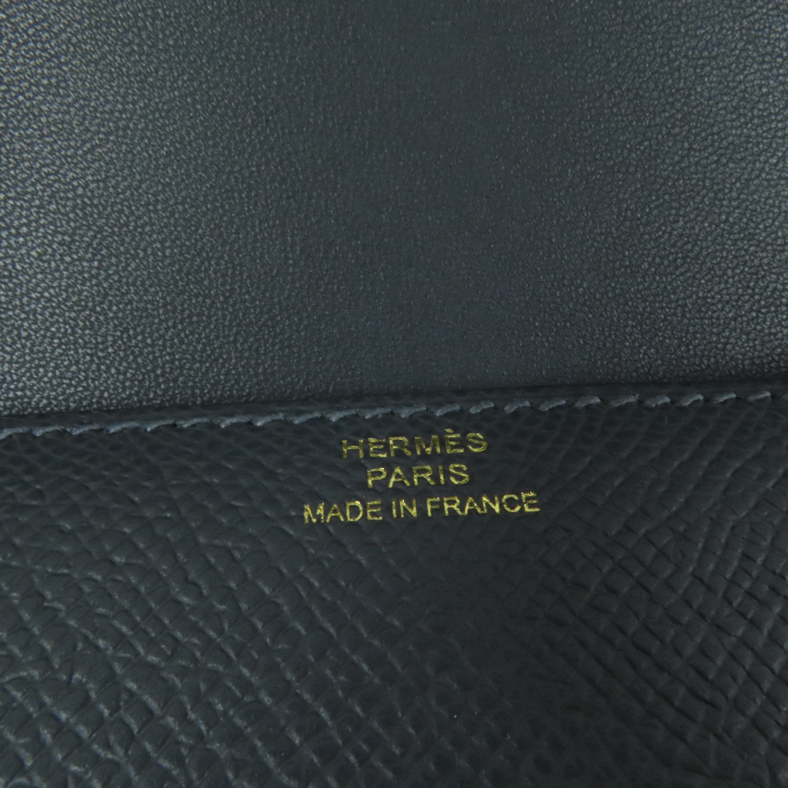 HERMES 【激減優惠】Epsom皮革Constance Elan金扣肩背袋Gris Misty