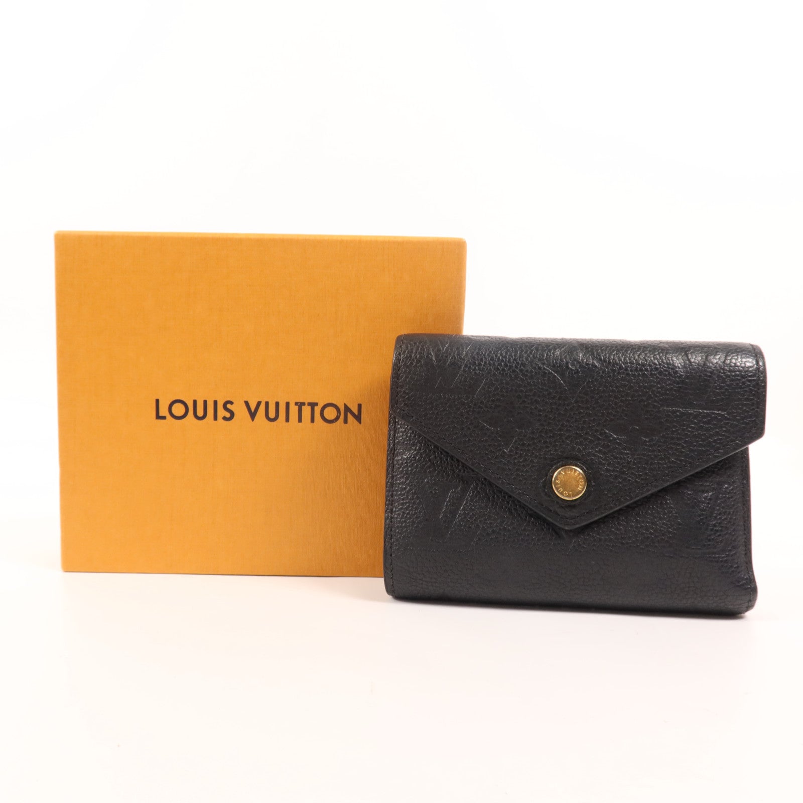 LOUIS VUITTON Monogram Empreinte Portefeuille Victorine金扣錢包