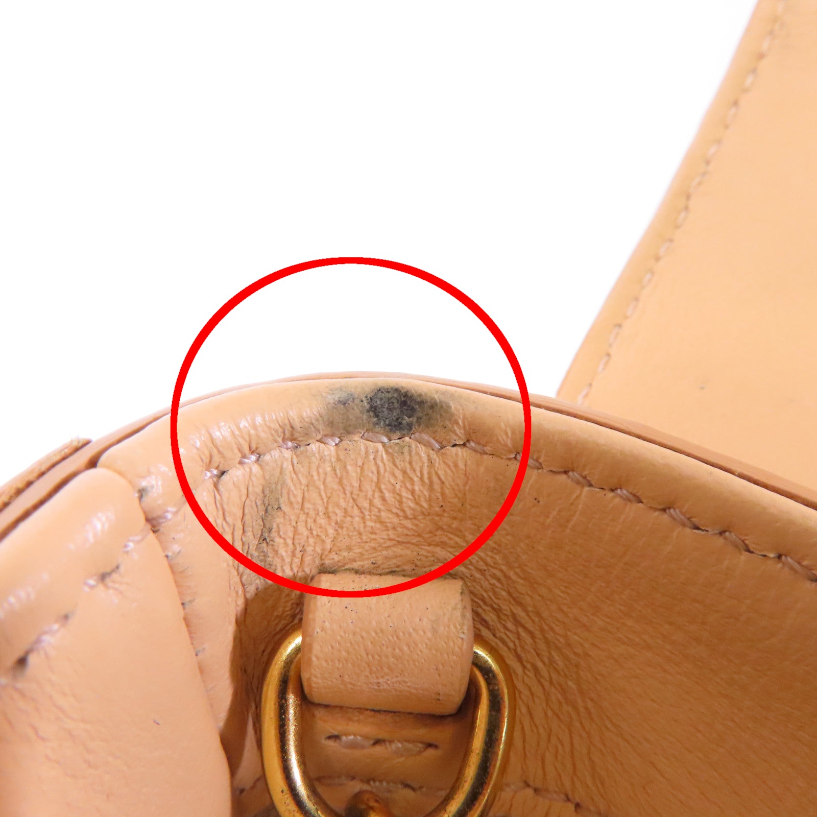 Chloe 【激減優惠】皮革Aby Lock金扣手挽鍊帶肩背兩用袋粉紅色