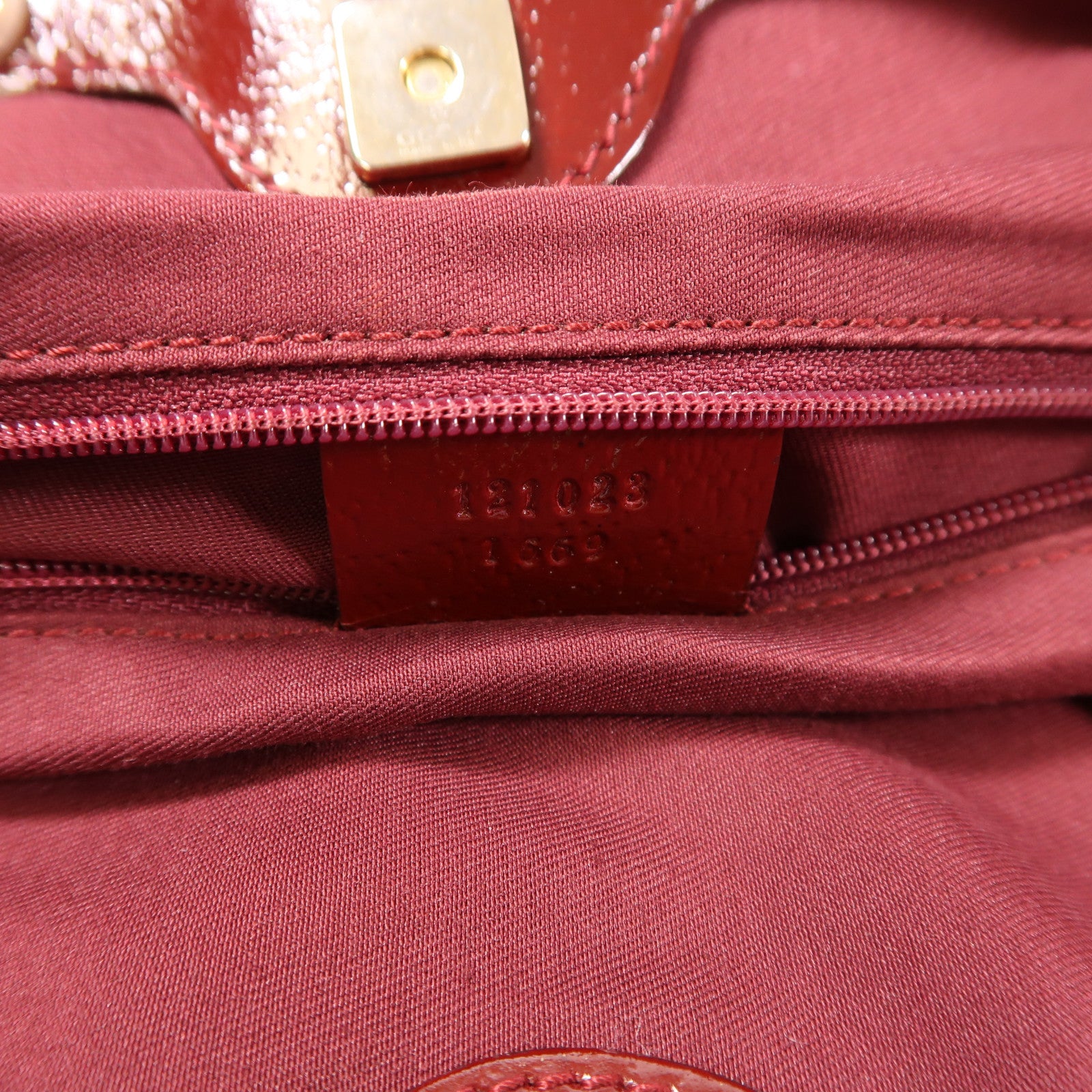 GUCCI 帆布Shoulder Bag金扣手挽袋/肩背袋