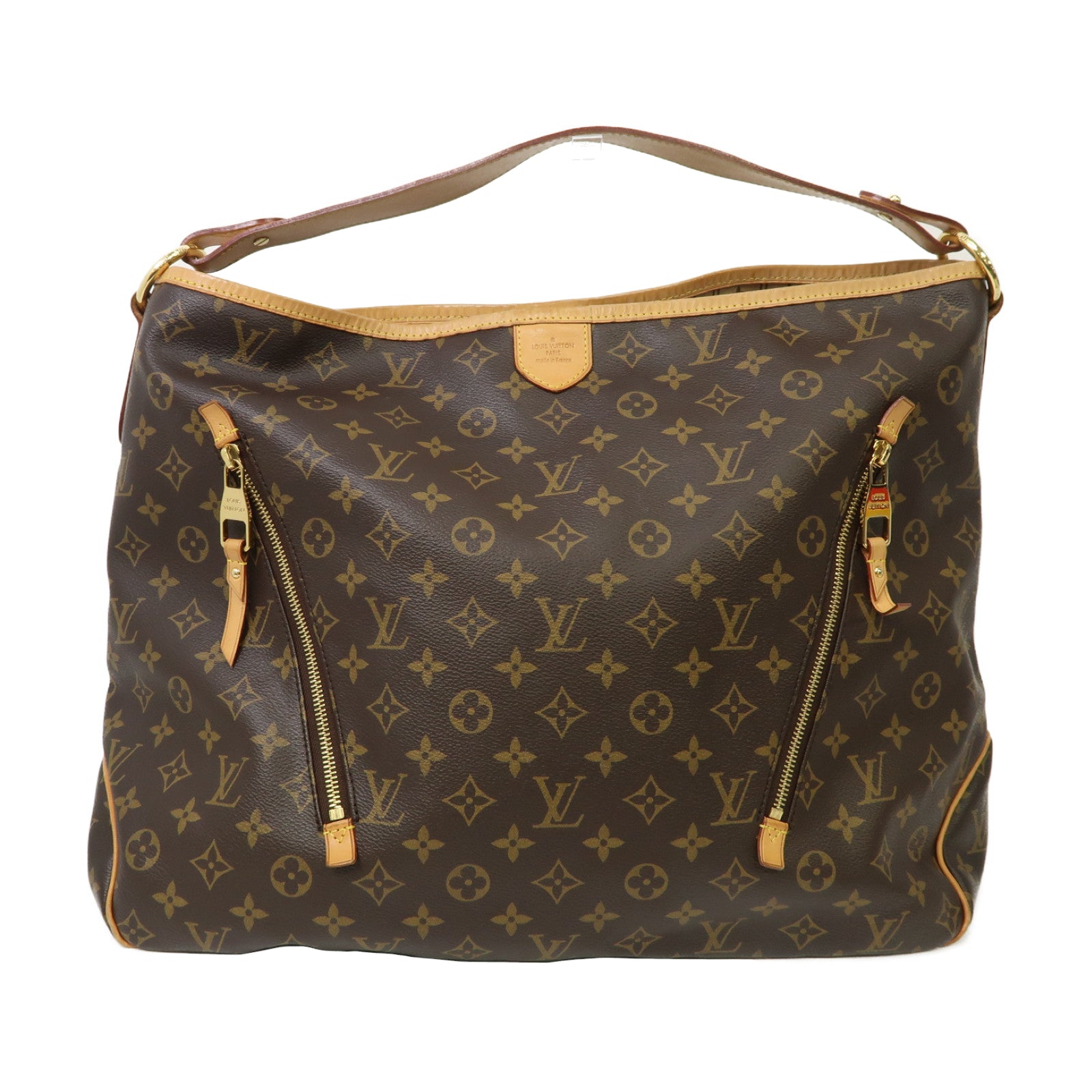LOUIS VUITTON Monogram Delightful Tote GM金扣肩背袋啡色