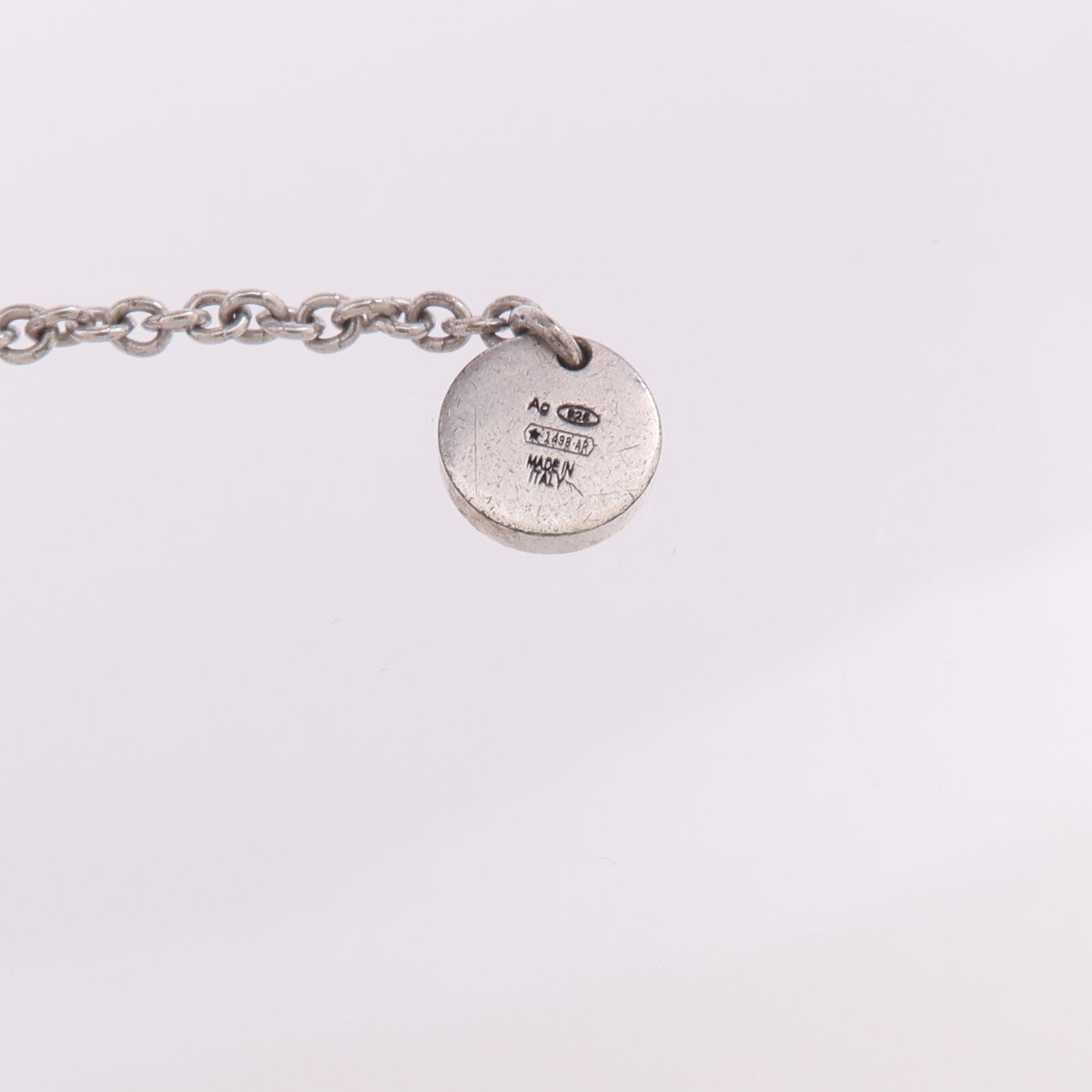BVLGARI 925純銀/陶瓷Save The Children Necklace項鍊