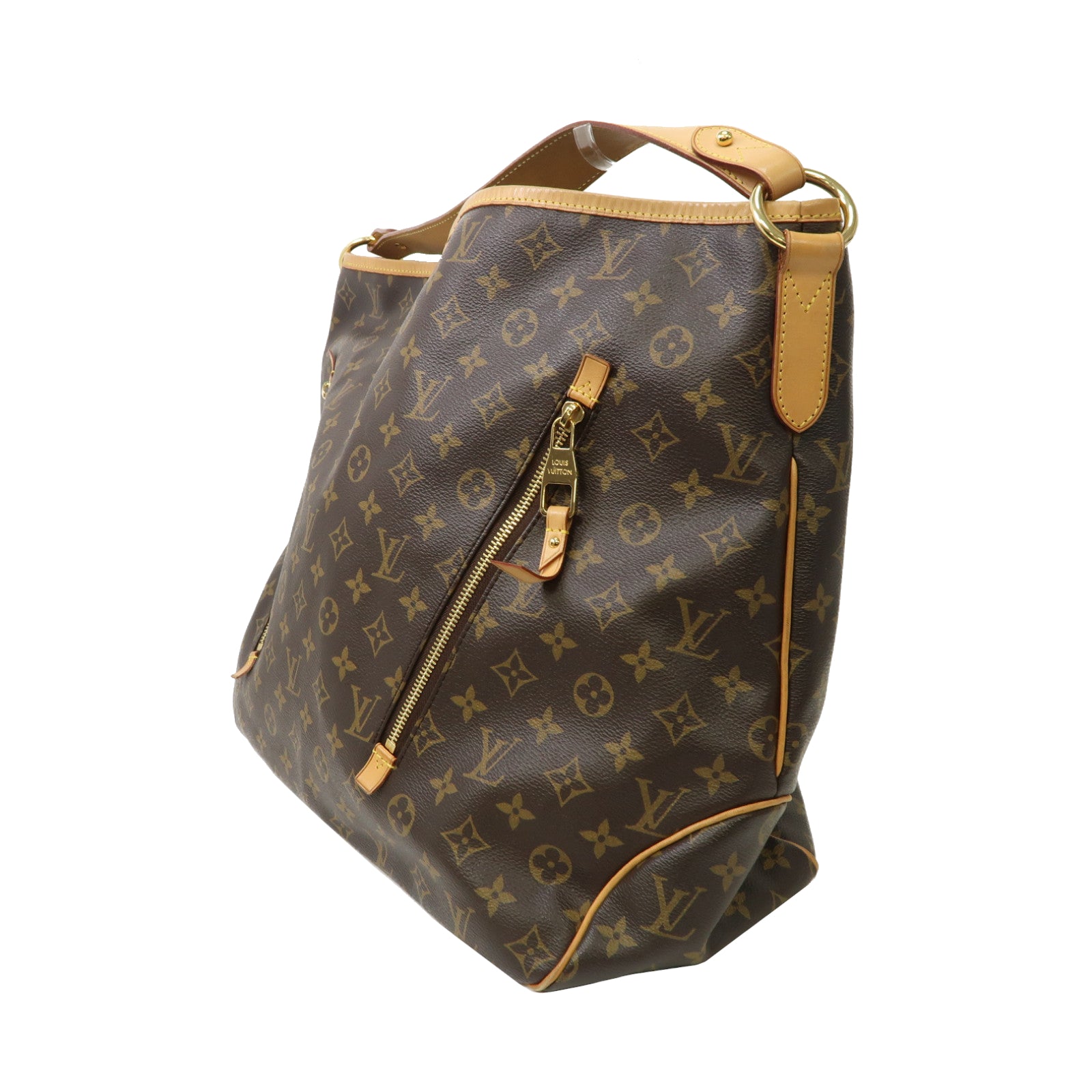 LOUIS VUITTON Monogram Delightful Tote GM金扣肩背袋啡色