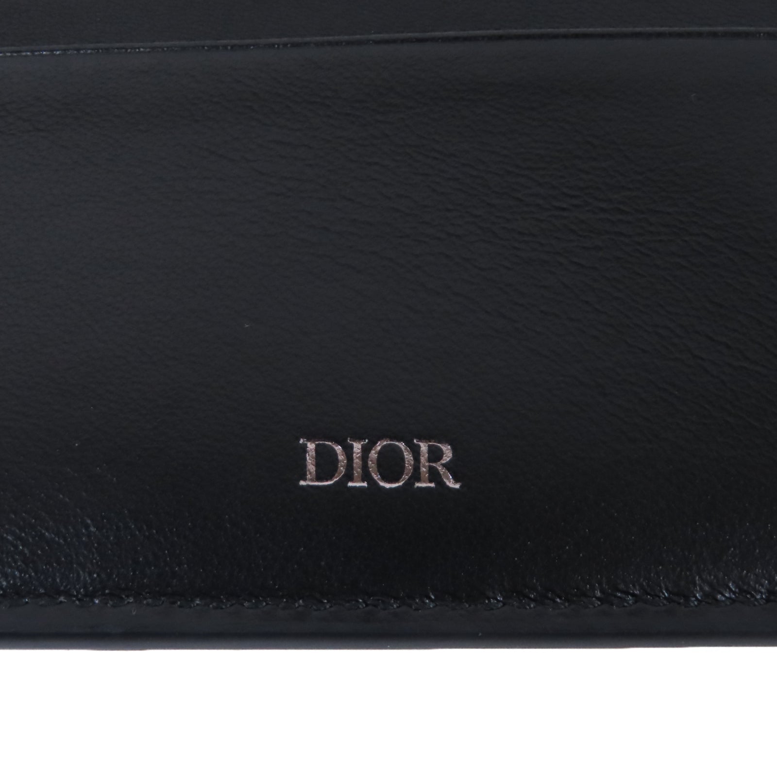 Dior 牛皮皮革CD Icon Bifold Wallet銀扣錢包黑色– Brand Off Hong Kong Online Store