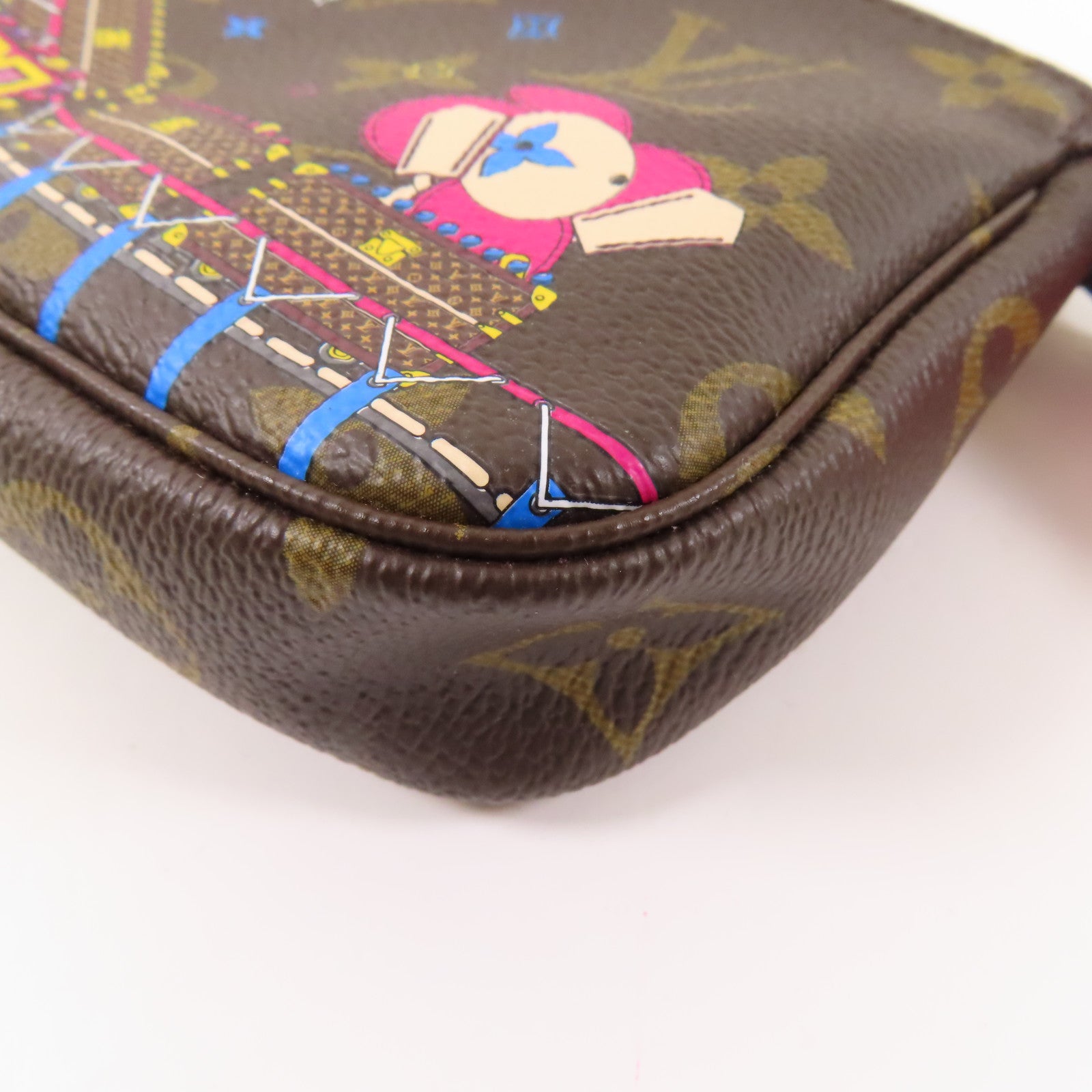 LOUIS VUITTON 【激減優惠】Monogram Mini Pochette Accessories金扣手拿包