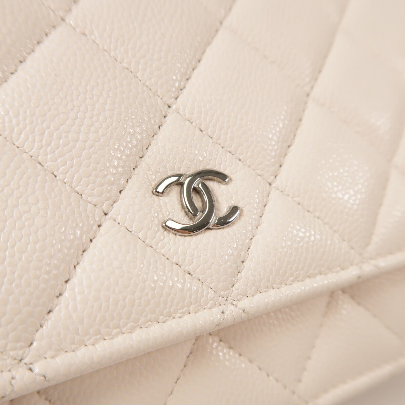 CHANEL 牛皮皮革Wallet On Chain鏈帶肩背袋